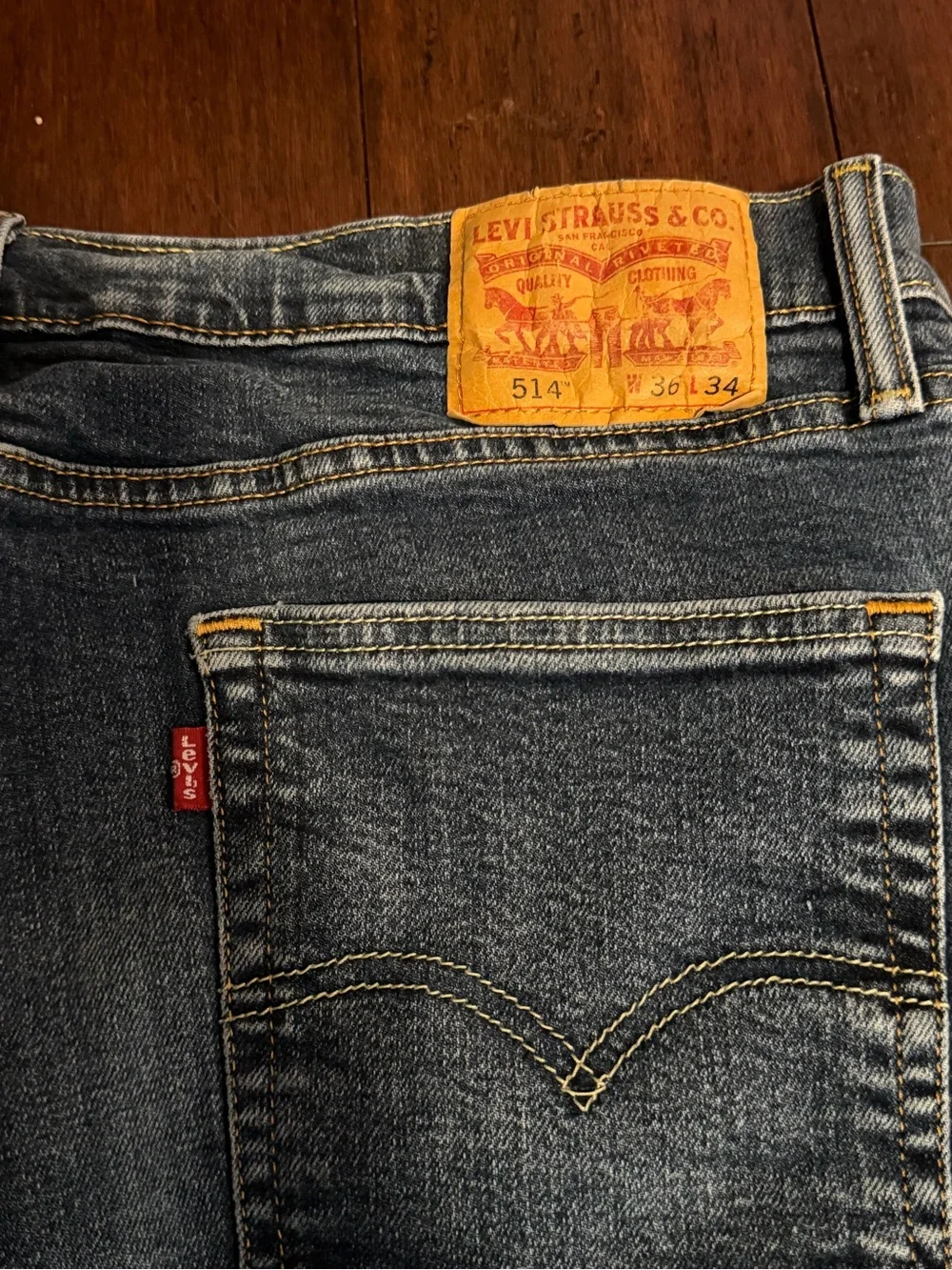 Levi's Medium Blue Men's Straight Jeans